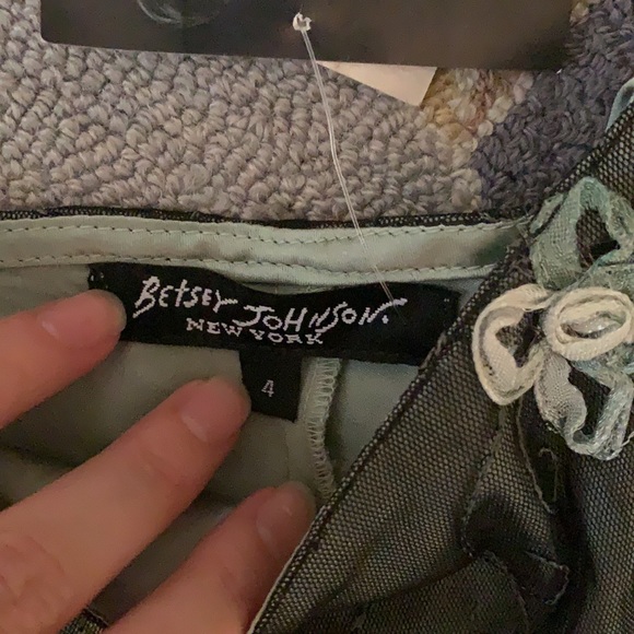 VINTAGE BETSEY JOHNSON MESH COCKTAIL MIDI DRESS 90s Y2K NWT MADMEN S 2 4 - Picture 5 of 11